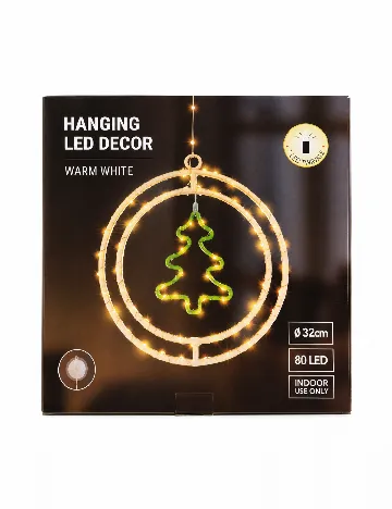 Decoratiune LED ACTION, alb cald