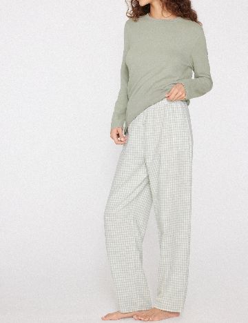 Pantaloni de pijama Tezenis, verde