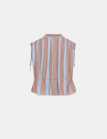 Camasa Zara, maro/albastru