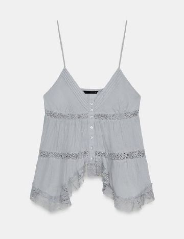 Top Zara, gri