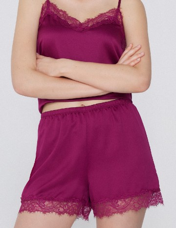 Pantaloni de pijama Tezenis, magenta