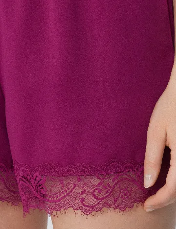 Pantaloni de pijama Tezenis, magenta