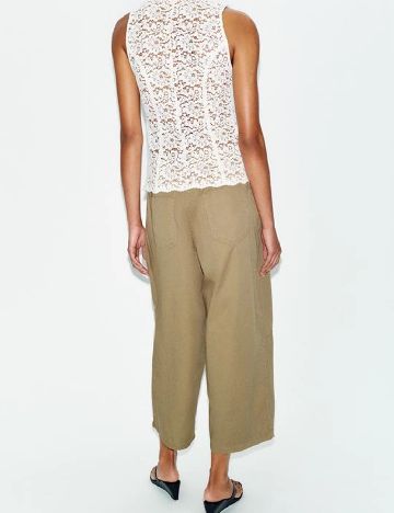 Pantaloni Zara, kaki