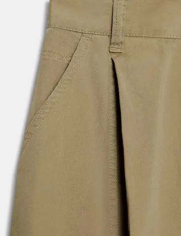 Pantaloni Zara, kaki