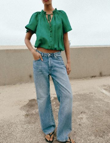 Bluza Zara, verde