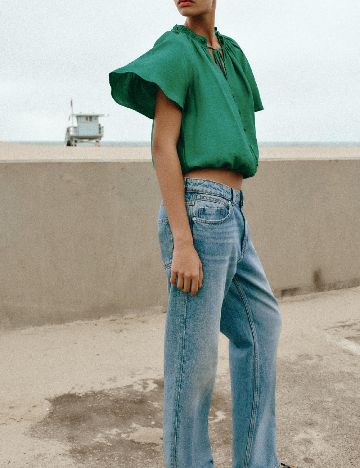 Bluza Zara, verde
