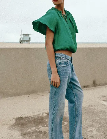 Bluza Zara, verde