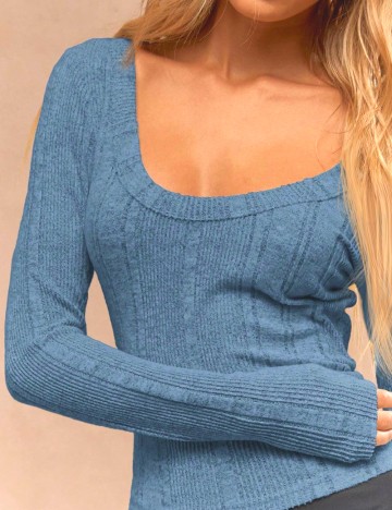 Bluza Missguided, albastru