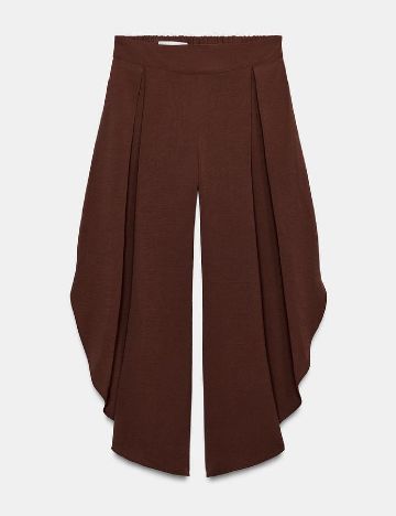 Pantaloni Zara, maro