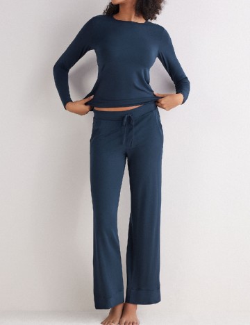 Pantaloni Intimissimi, bleumarin