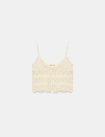 Top Zara, crem