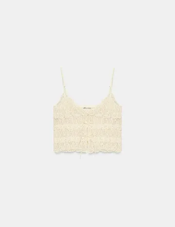 Top Zara, crem