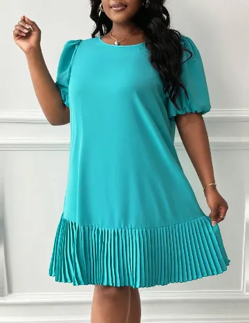 Rochie scurta SHEIN CURVE, albastru