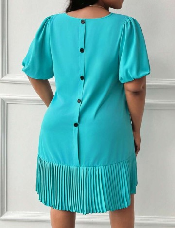 Rochie scurta SHEIN CURVE, albastru