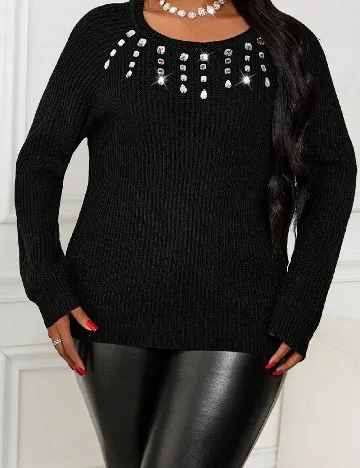 Bluza SHEIN CURVE, negru