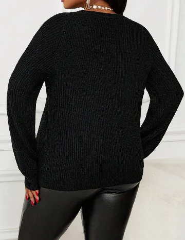 Bluza SHEIN CURVE, negru