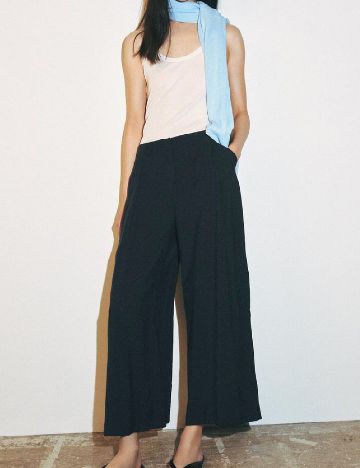 Pantaloni Zara, bleumarin inchis