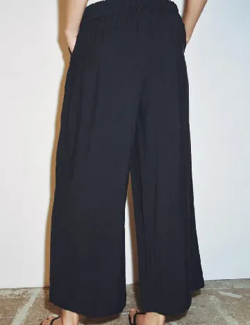 Pantaloni Zara, bleumarin inchis