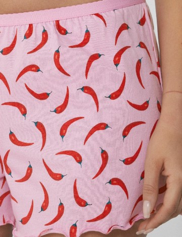 Pantaloni de pijama Tezenis, roz