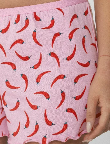 Pantaloni de pijama Tezenis, roz