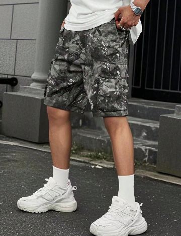 Pantaloni scurti SHEIN, gri