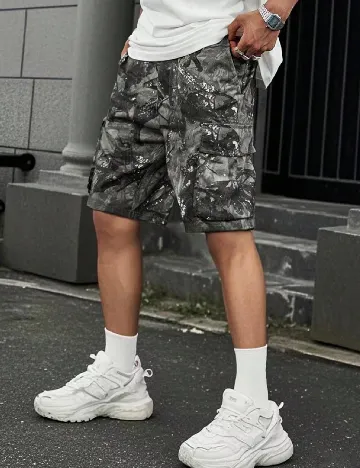 Pantaloni scurti SHEIN, gri