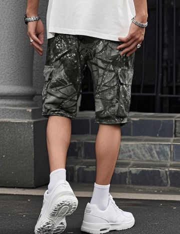 Pantaloni scurti SHEIN, gri