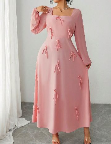 Rochie lunga SHEIN CURVE, roz