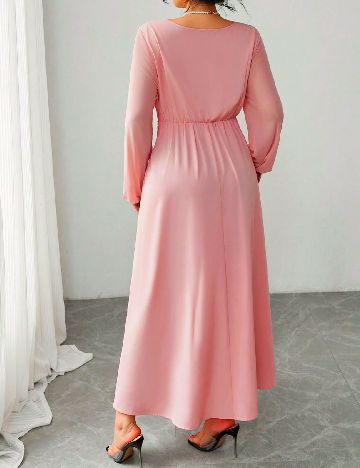 Rochie lunga SHEIN CURVE, roz
