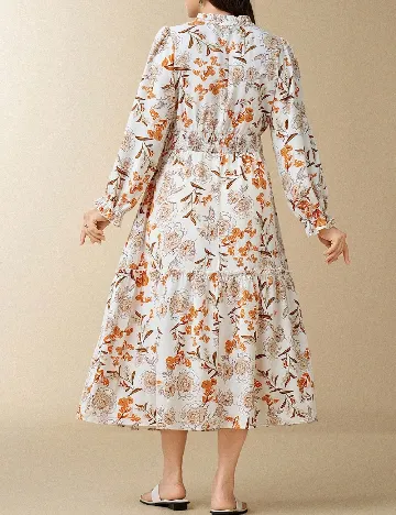 Rochie medie SHEIN CURVE, floral print