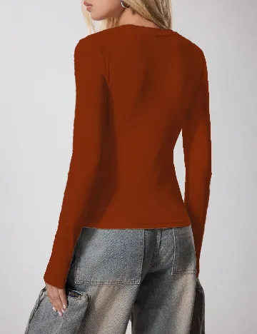 Bluza SHEIN, caramiziu