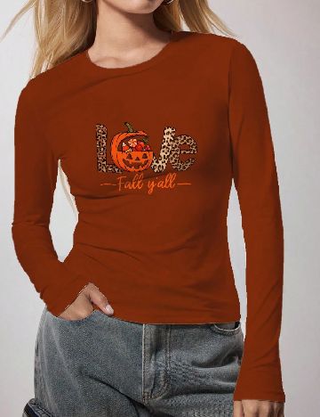 Bluza SHEIN, caramiziu