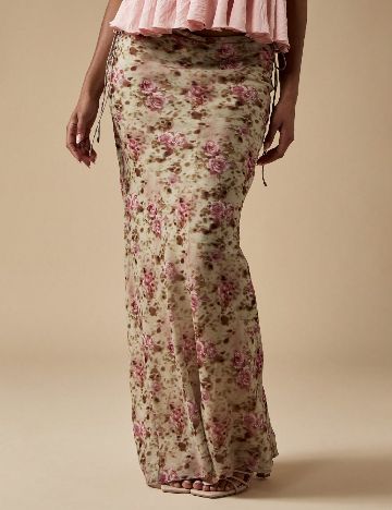 Fusta Missguided, floral print