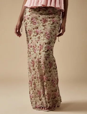 Fusta Missguided, floral print