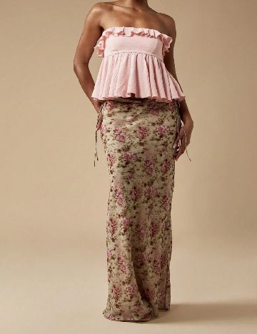 Fusta Missguided, floral print