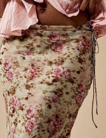 Fusta Missguided, floral print