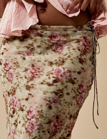 Fusta Missguided, floral print