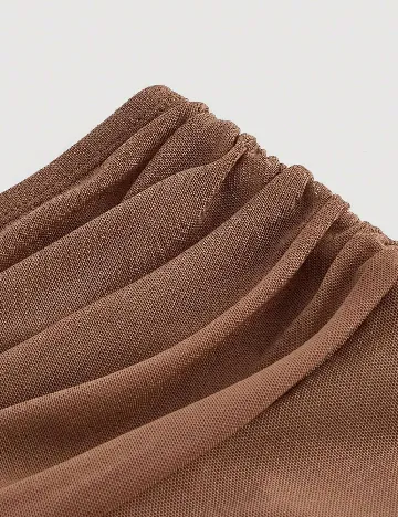 Fusta SHEIN CURVE, maro