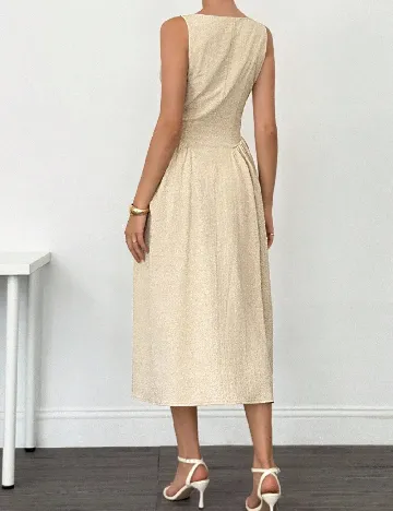 Rochie medie SHEIN, crem