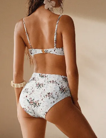 Costum de baie Anewsta, alb