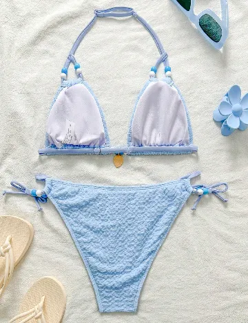 Costum de baie Shein Kids, albastru