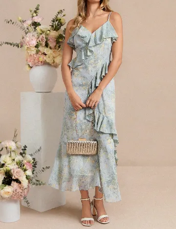 Rochie lunga SHEIN, albastru