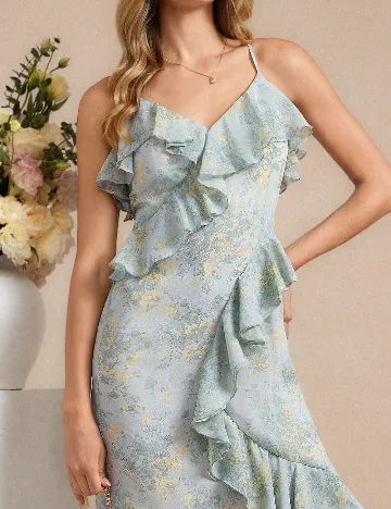 Rochie lunga SHEIN, albastru