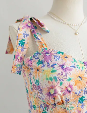 Top SHEIN CURVE, floral print