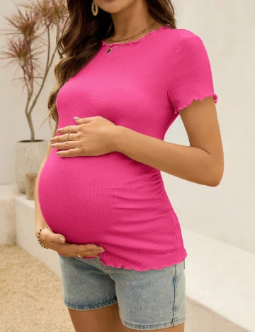 Bluza SHEIN Maternity, magenta