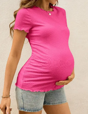 Bluza SHEIN Maternity, magenta
