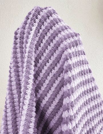 Rochie medie SHEIN Maternity, mov/alb