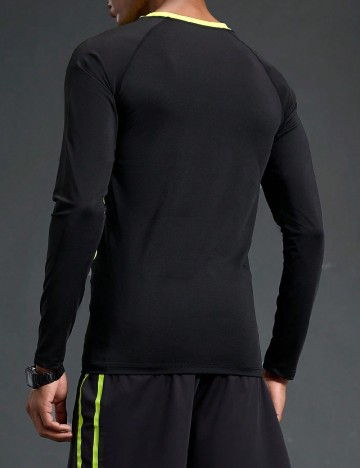 Bluza SHEIN, verde neon/negru