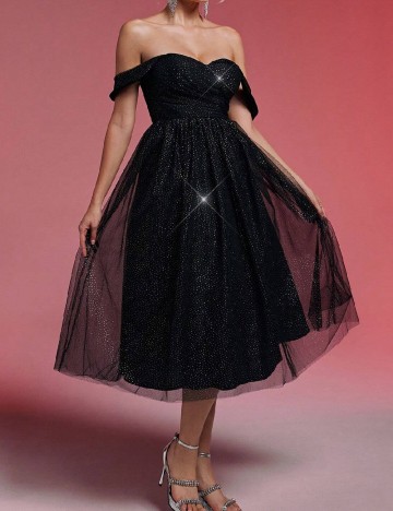 Rochie medie SHEIN, negru