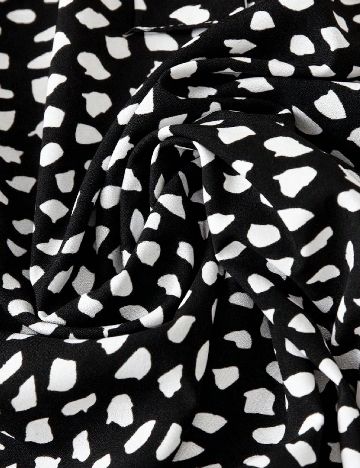 Rochie scurta SHEIN CURVE, negru/alb